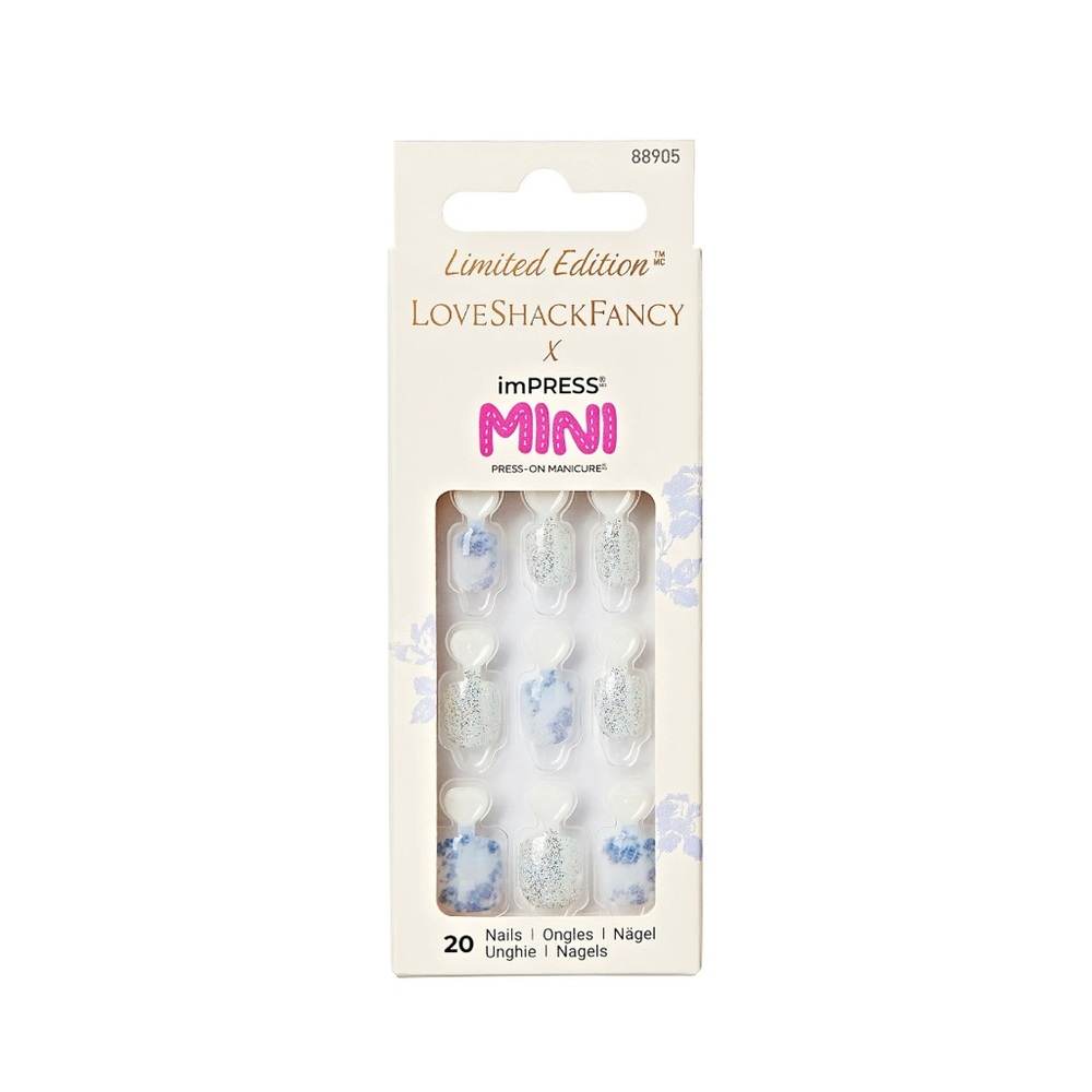 LoveShackFancy X imPress “Mini” KIDS Manicure Set Hydrangea Blue 88905